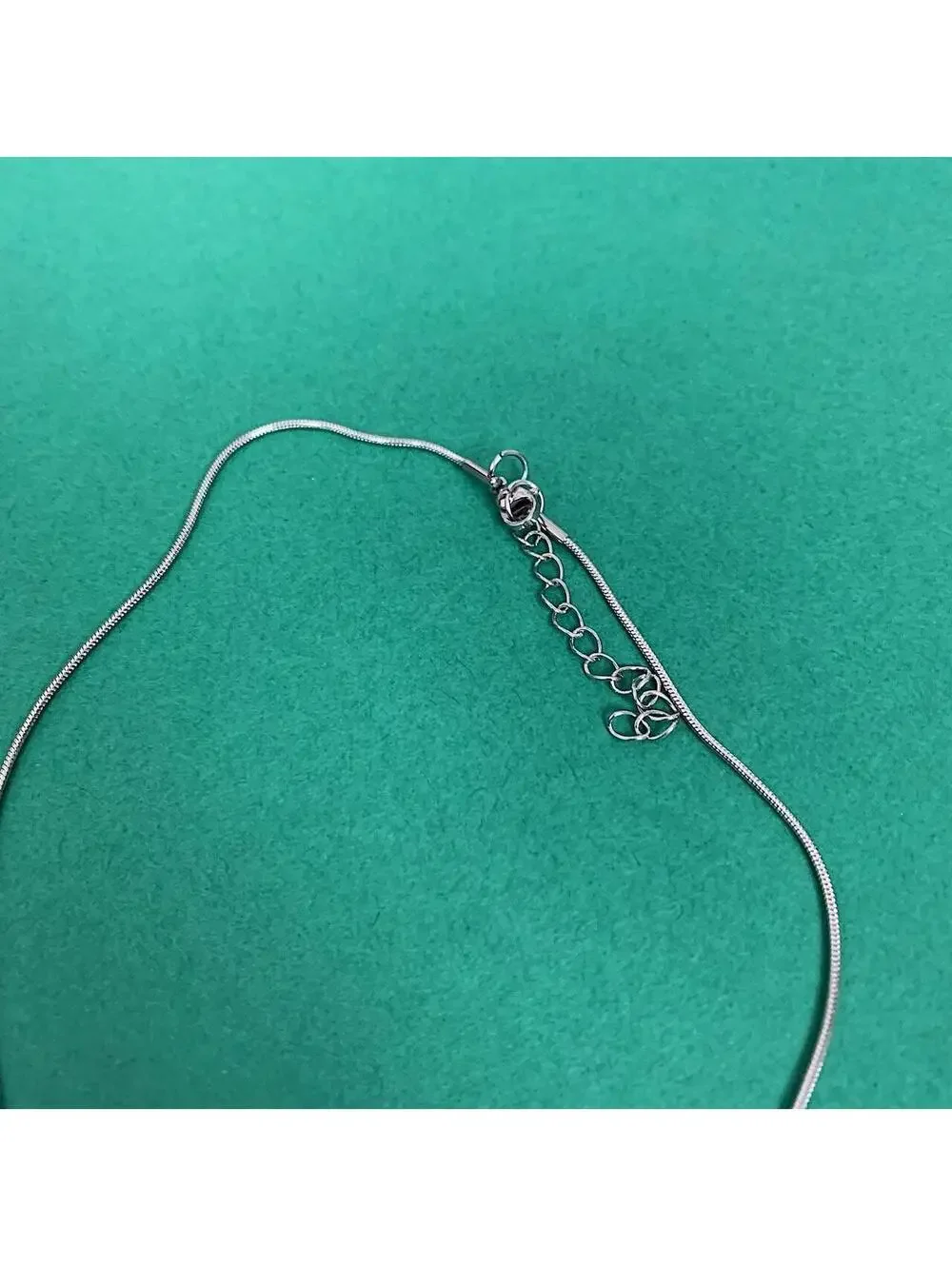 Y2K Vintage Silver Brown Stainless Steel Cross Pendant Necklace 20 Inch Unisex